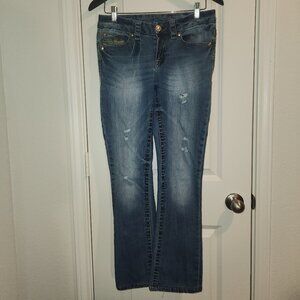 SEVEN7 Brand Slim Boot Cut Jeans Size 6 Cowgirl Style